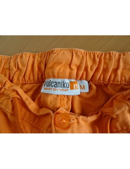 Pantaloni copii VOLCANIKO portocalii cu elastic