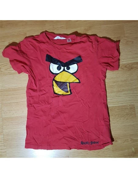 Tricou rosu cu imprimeu angry birds H&M