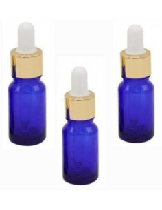 Sticla albastra 10 ml cu pipeta - 3buc 2