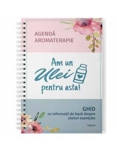 Agenda si ghid pentru uleiuri esentiale + 6 sticlute roll-on de 10ml