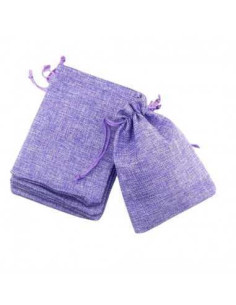 Saculet textil mov set 5 buc