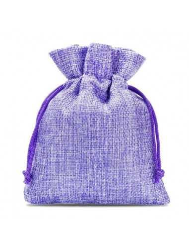 Saculet textil mov set 5 buc