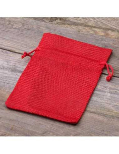 Saculet Textil rosu 2