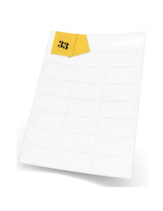 Etichete adezive albe 33 pe coala