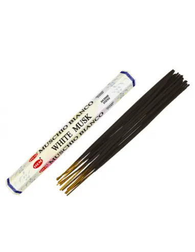 Betisoare parfumate MUSK Alb