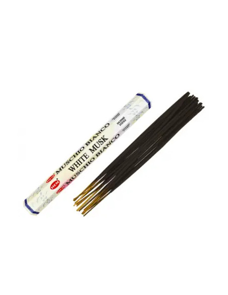 Betisoare parfumate MUSK Alb