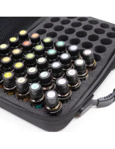 Geanta uleiuri esentiale 60 sticlute, verde 2