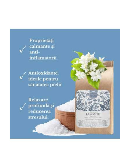 Sarea de baie cu ulei esențial de iasomie, premium