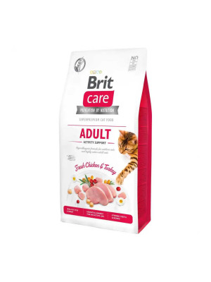 Brit Care GF Hrana uscata pentru pisici, Adult Activity Support, 7Kg