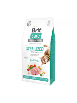 Brit Care GF, Hrana uscata pentru pisici, Sterilized Urinary Health, 7Kg