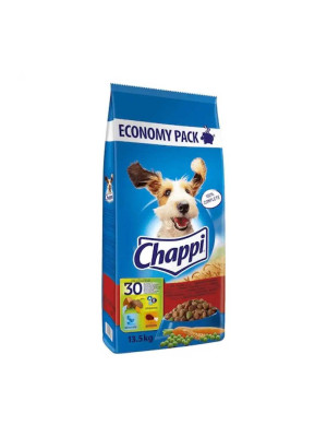 Chappi, Hrana uscata pentru caini Vita, Pasare si Legume, 13.5Kg