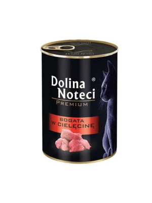 Dolina Noteci conserva pentru pisici Premium, 400 g vitel