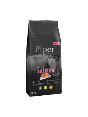 Dolina Noteci Piper Adult, Hrana uscata pentru caini Somon 12Kg