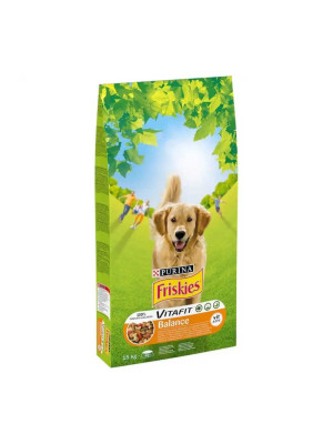 Friskies Balance, Pui & Legume 15Kg
