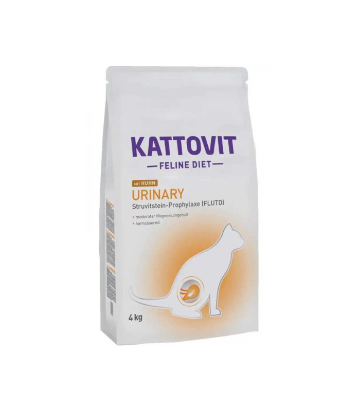 KATTOVIT Feline Diet Urinary Chicken hrana uscata dietetica pentru pisici cu afectiuni urinare, cu pui 4 kg