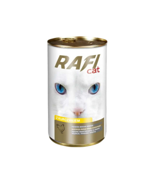 Rafi Hrana pentru pisici, Pui în sos 415g