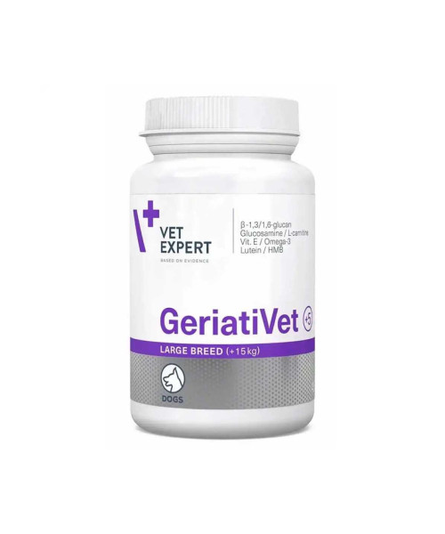 Vetexpert GeriatiVet Dog Large Breed, 45 tablete pentru caini