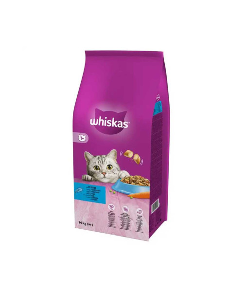 WHISKAS, Hrana uscata pisici adulte cu Ton 14kg