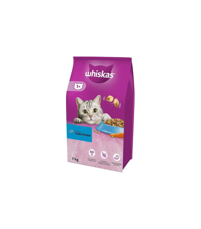 WHISKAS, Hrana uscata pisici adulte cu Ton 7kg