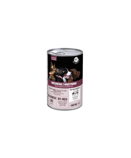 Pet Republic hrana umeda pentru caini cu vita in sos 1250g