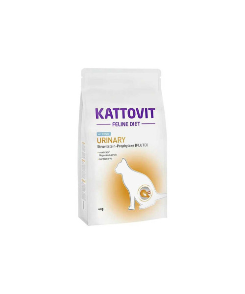 KATTOVIT Feline Diet Urinary Tuna hrana uscata dietetica pentru pisici cu afectiuni urinare, cu ton 4 kg