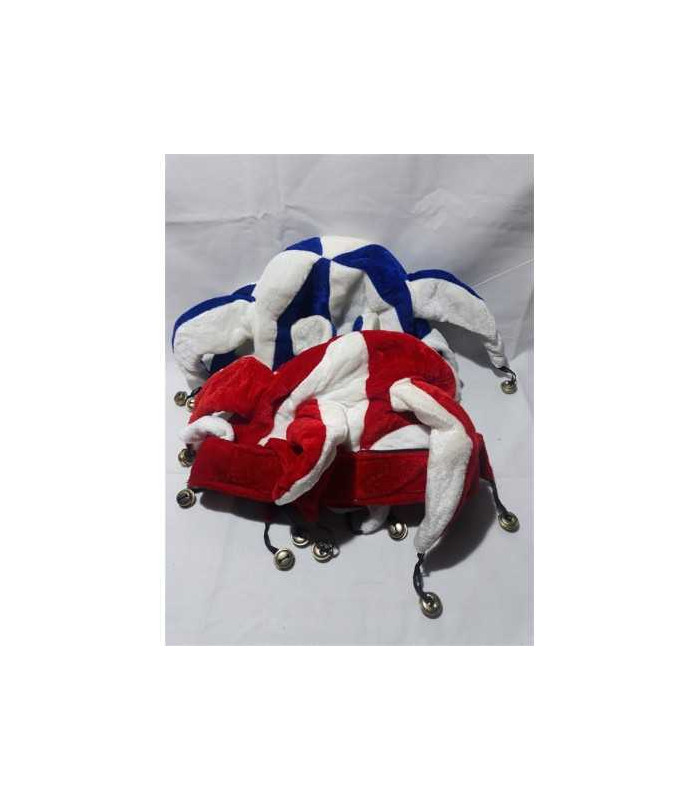 Set 2 caciuli cu clopotei rosie si albastra