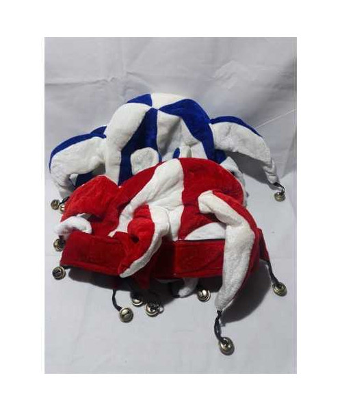 Set 2 caciuli cu clopotei rosie si albastra