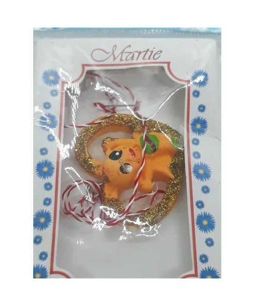 Martisor iepuras cu inimioara