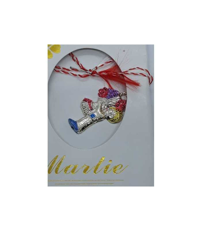 Martisor baietelul cu flori