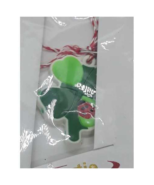 Martisor cu trifoi si buburuza