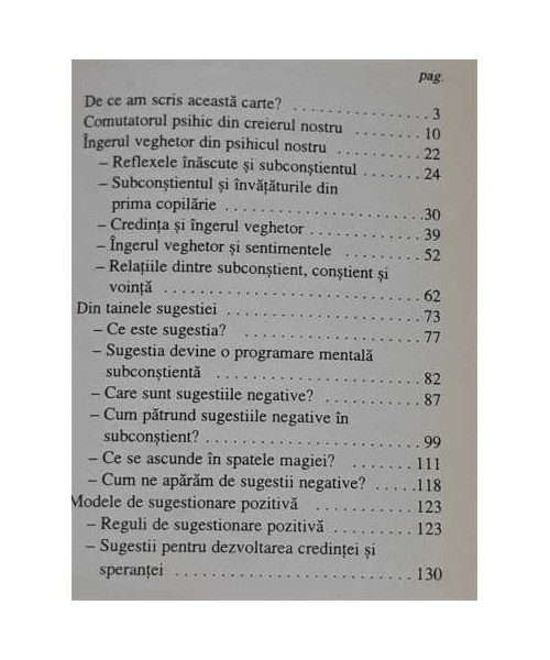 Catre culmile succeselor,  Formula fericirii