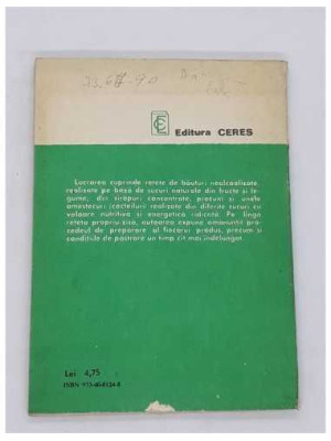 Sucuri si bauturi din fructe si legume. Prepararea si valoarea alimentara 2