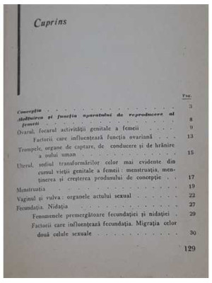 Conceptia, Sterilitatea, Anticonceptia, Dan Alessandrescu 2