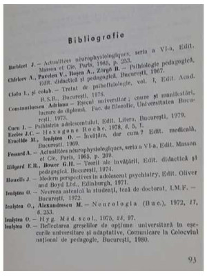 Dificultatile la invatatura, Octavian Ienistea 2