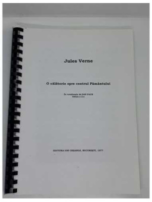 O calatorie spre centrul Pamantaului,  Jules Verne