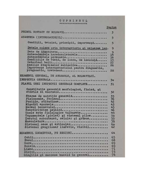 Introducere in Semiologia Medicala