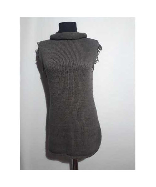 Rochita dama fara maneci cu guler Women Fashion