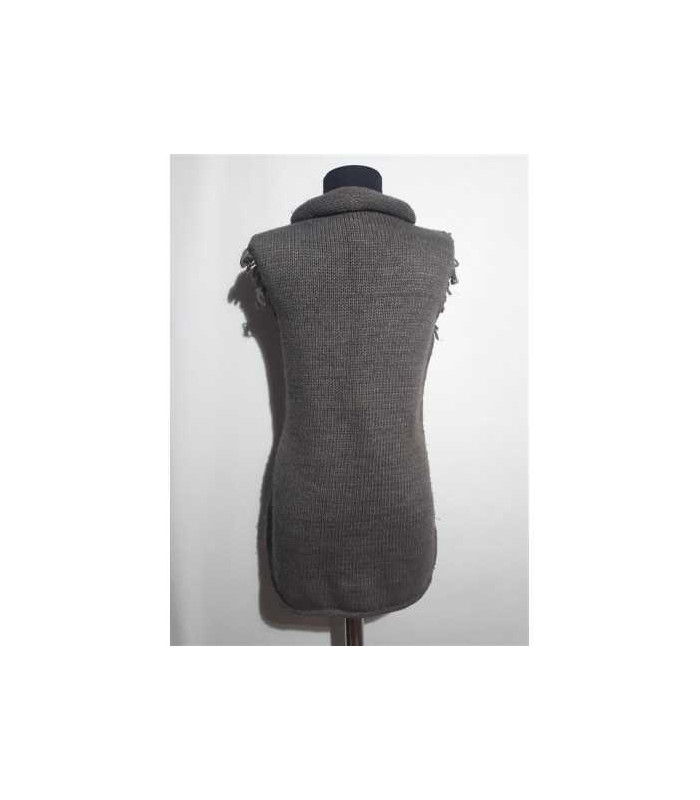 Rochita dama fara maneci cu guler Women Fashion