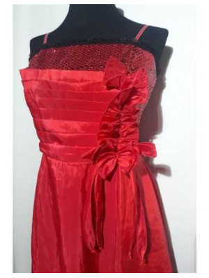 Rochita eleganta dama cu bretelute si paiete 2