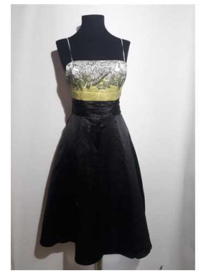 Rochita dama lucioasa cu bretele Manoukian