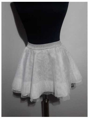 Fustita alba pentru fetite In Extenso 2