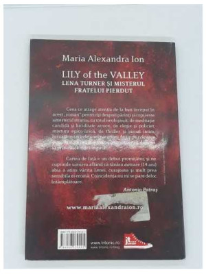 Lily of the Valley Lena Turner si misterul fratelui pierdut Maria Alexandra Ion 2