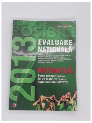 Matematica  Evaluare nationala 2013, teme recapitulative 55 de teste rezolvate dupa modelul MECTS