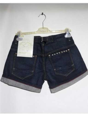 Pantaloni scurti din blug dama cu tinte 2