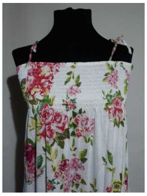 Rochita inflorata lunga cu bretele pentru fete H&M 2