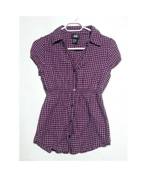 Camasuta pentru vara fetite cu patratele H&M