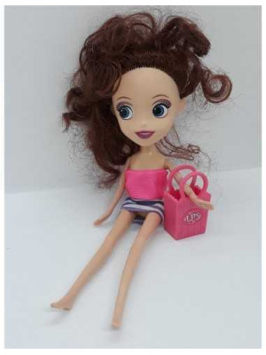 Papusica cu parul roscat 24 cm