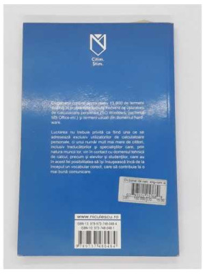Dictionar de calculatoare Englez Roman Niculescu 2