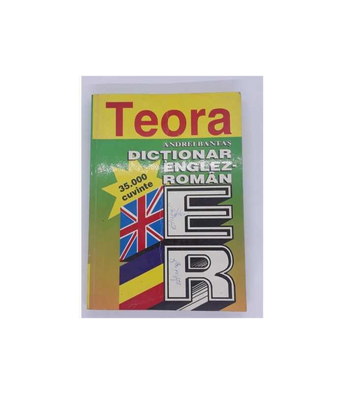 Dictionar Englez Roman 35 000 de cuvinte Teora Andrei Bantas
