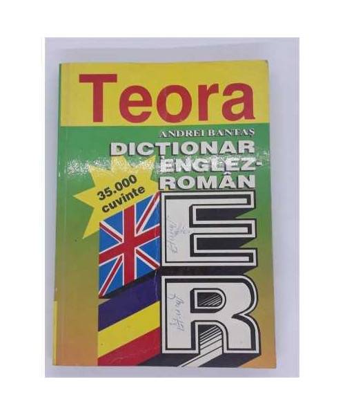 Dictionar Englez Roman 35 000 de cuvinte Teora Andrei Bantas